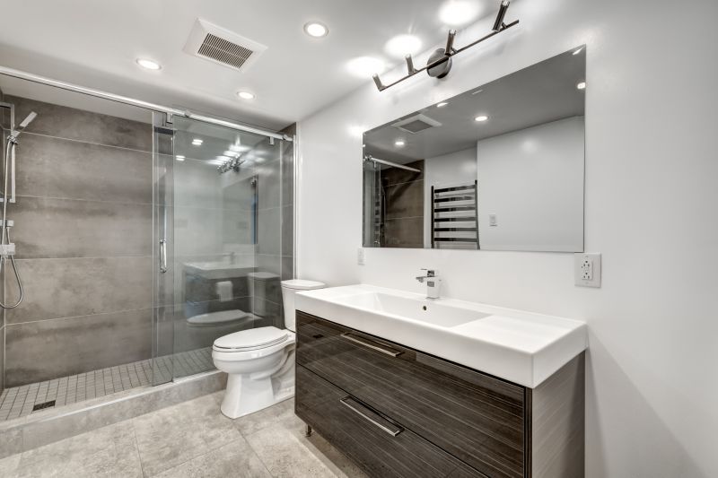 Contemporary Bathroom with Ambient Lighting