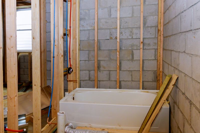 Indoor Plumbing Setup